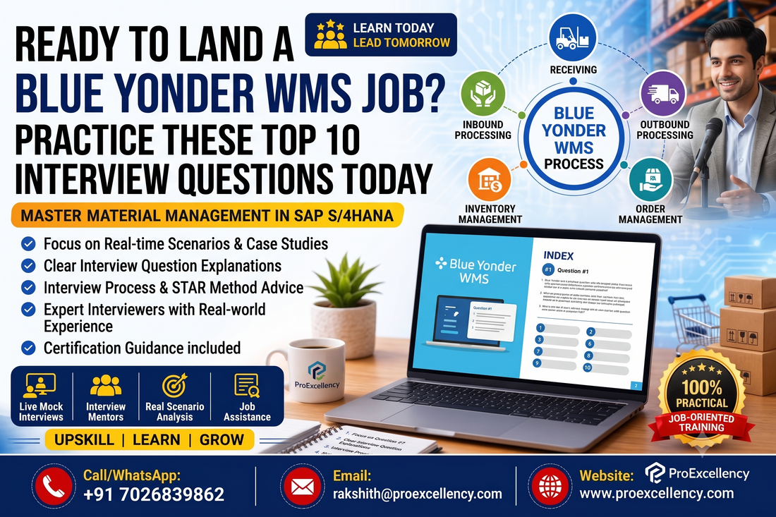 Ready to Land a Blue Yonder WMS Job? Practice These Top 10 Interview Questions Today