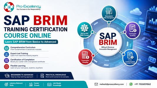 SAP BRIM Training Certification Course Online – Learn SAP BRIM from Basics to Advanced