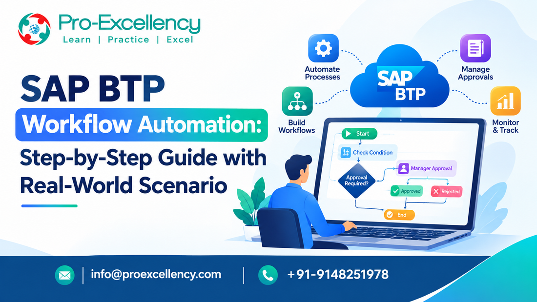 SAP BTP Workflow Automation: Step-by-Step Guide with Real-World Scenario
