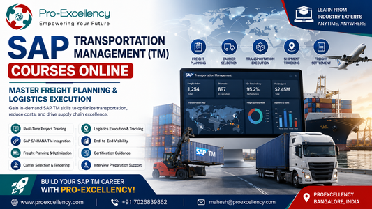 SAP Transportation Management (TM) Courses Online: Master Freight Planning and Logistics Execution