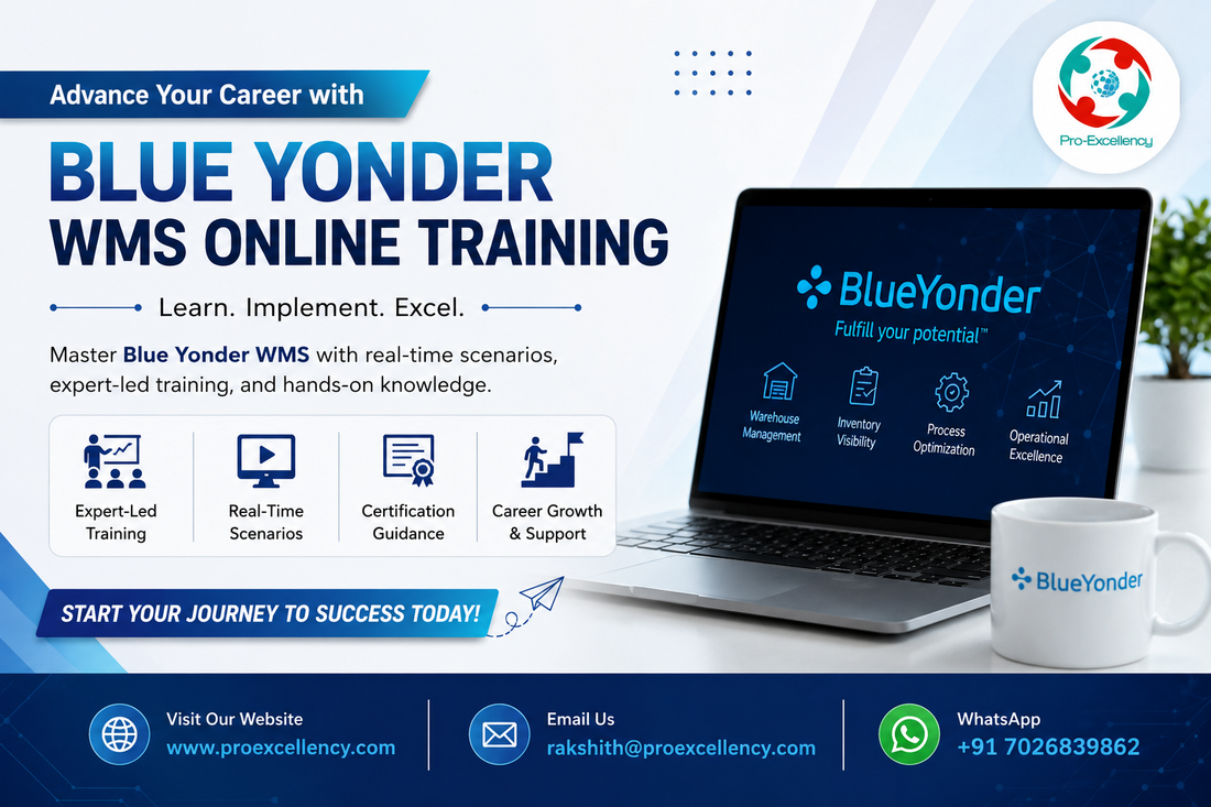 Advance Your Career with Blue Yonder WMS Online Training