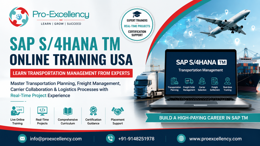 SAP S/4HANA TM Online Training USA: Learn Transportation Management from Experts