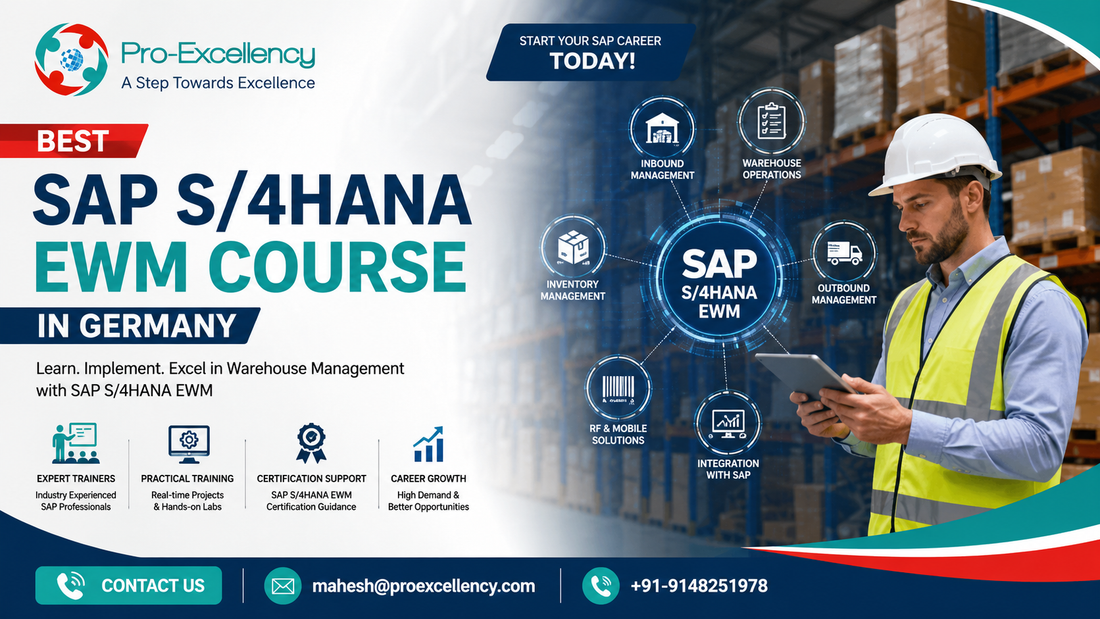 What Will You Learn in the Best SAP S/4HANA EWM Course in Germany?
