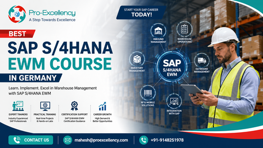 What Will You Learn in the Best SAP S/4HANA EWM Course in Germany?