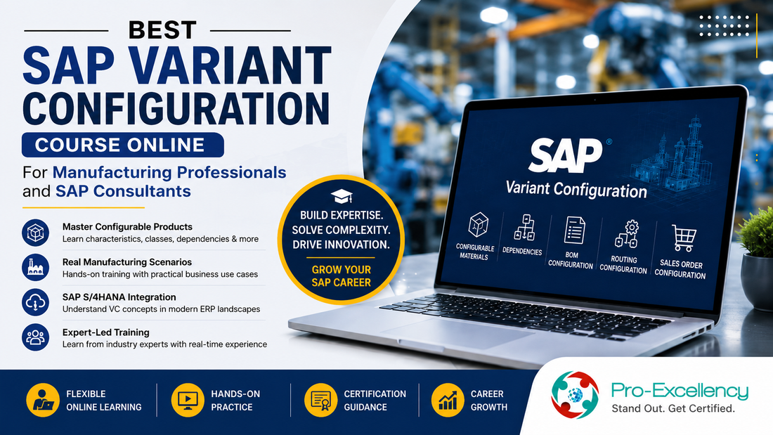 Best SAP Variant Configuration Course Online for Manufacturing Professionals and SAP Consultants