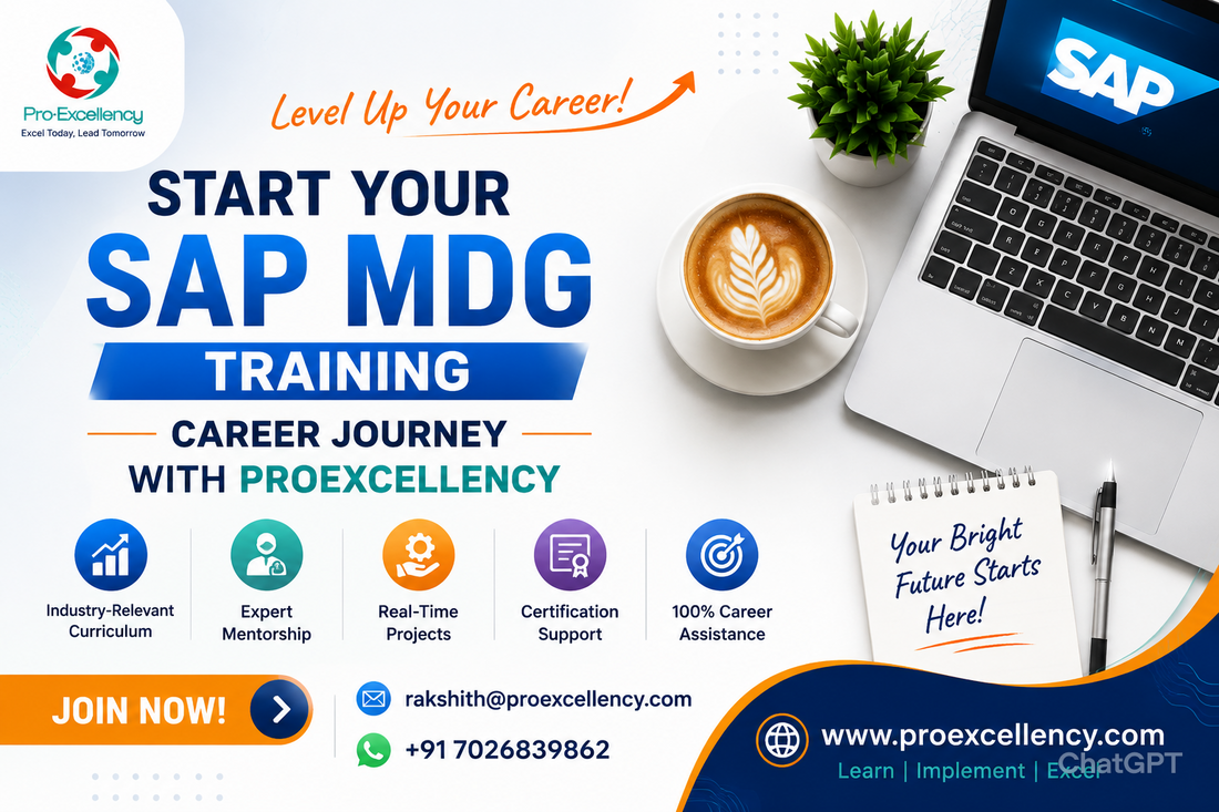 Start Your SAP MDG Training Career Journey with ProExcellency