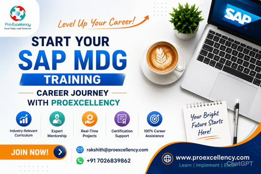 Start Your SAP MDG Training Career Journey with ProExcellency