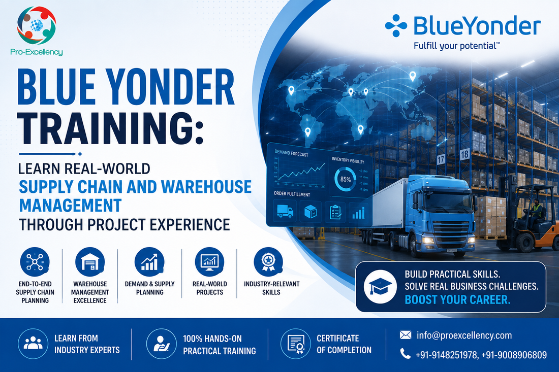 Blue Yonder Training: Learn Real-World Supply Chain and Warehouse Management Through Project Experience