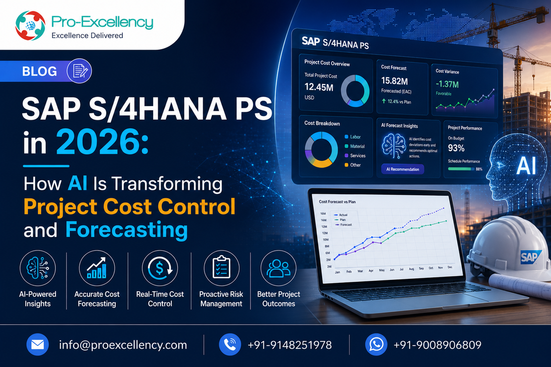 SAP S/4HANA PS in 2026: How AI Is Transforming Project Cost Control and Forecasting