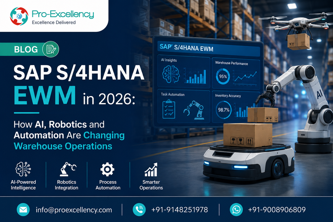 SAP S/4HANA EWM in 2026: How AI, Robotics and Automation Are Changing Warehouse Operations