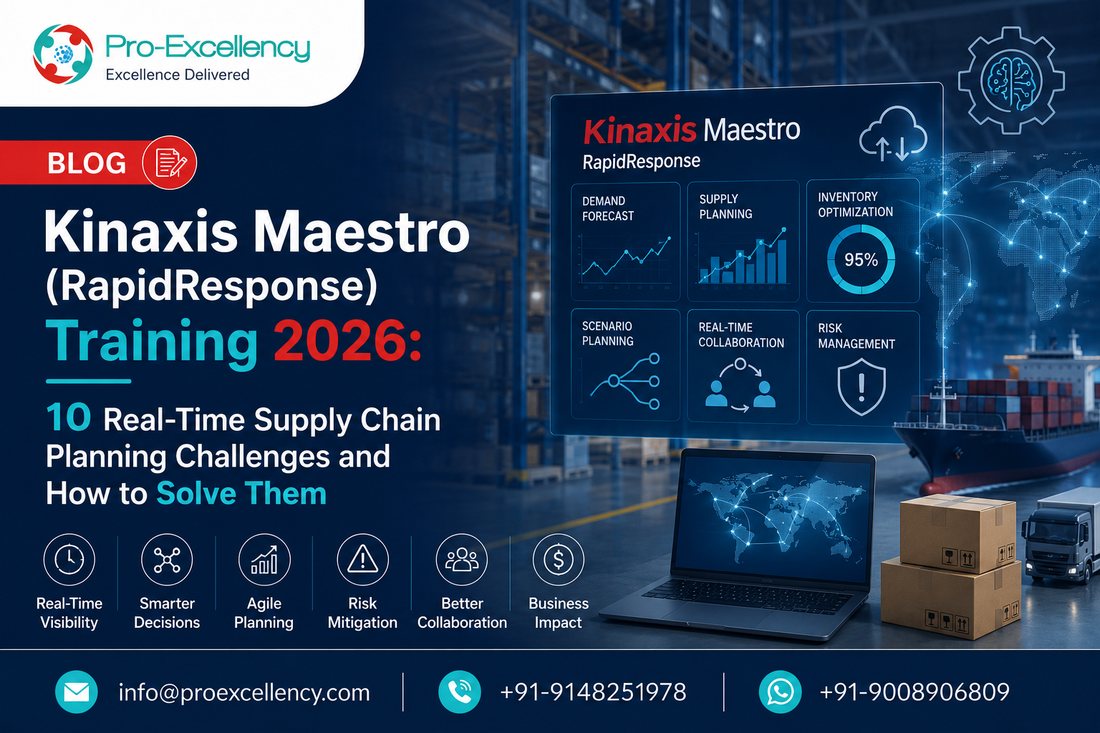 Kinaxis Maestro (RapidResponse) Training 2026: 10 Real-Time Supply Chain Planning Challenges and How to Solve Them