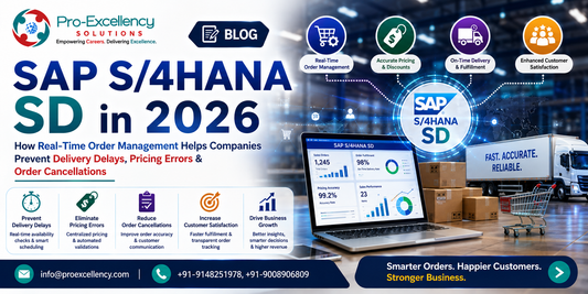 SAP S/4HANA SD in 2026: How Real-Time Order Management Helps Companies Prevent Delivery Delays, Pricing Errors & Order Cancellations