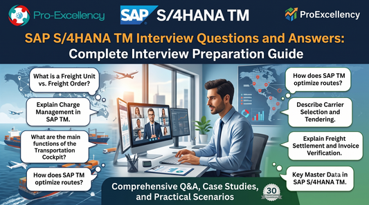 SAP S/4HANA TM Interview Questions & Answers for 2026