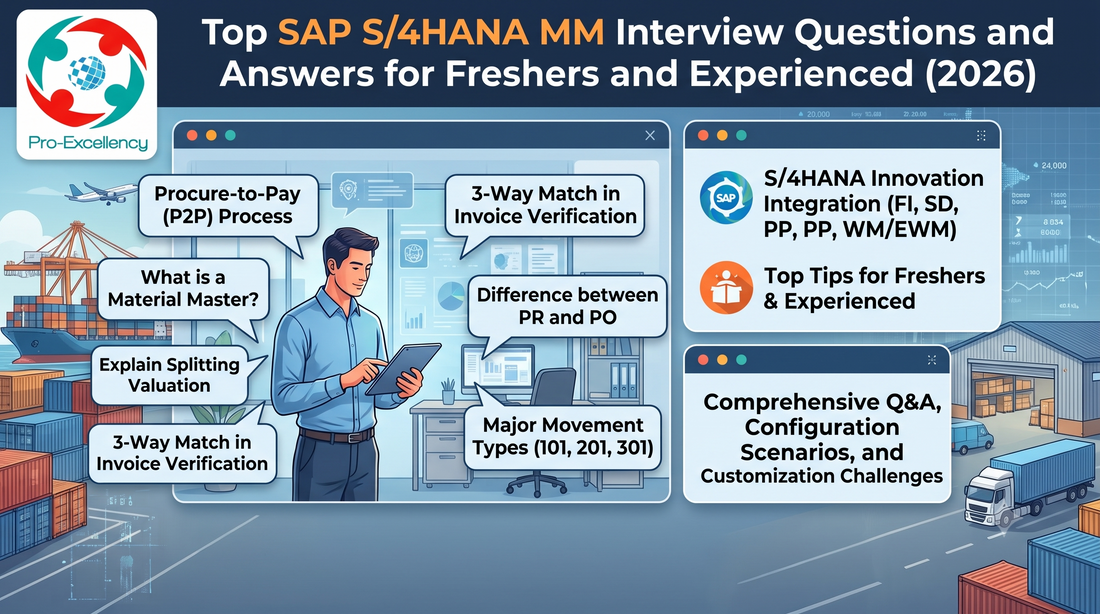 Top SAP S/4HANA MM Interview Questions & Answers (2026)