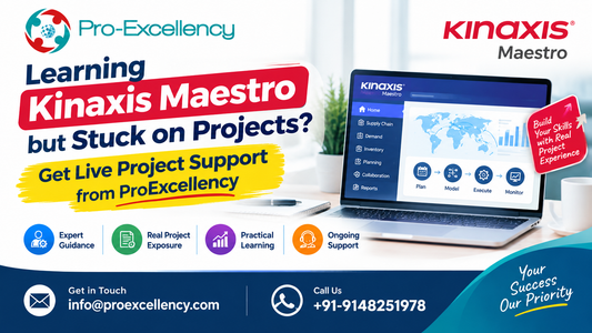 Learning Kinaxis Maestro but Stuck on Projects? Get Live Project Support from ProExcellency