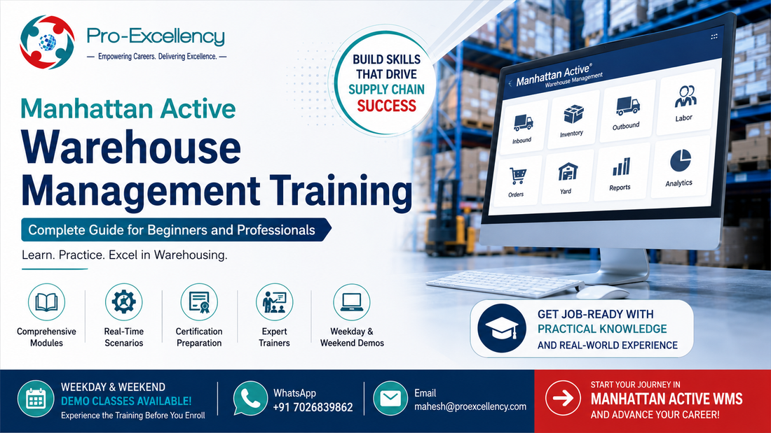 Manhattan Active Warehouse Management Training: Complete Guide for Beginners and Professionals