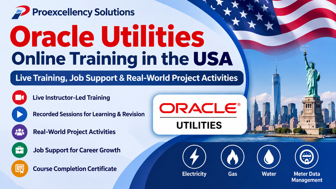 Oracle Utilities Online Training in the USA: Live Training, Job Support & Real-World Project Activities