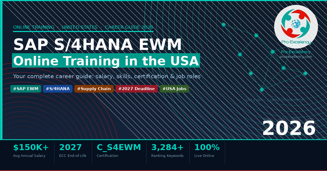 SAP S/4HANA EWM Online Training in the USA:Career Guide for 2026