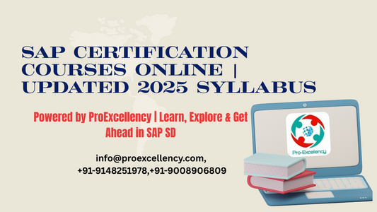 SAP Certification Courses Online | Updated 2025 Syllabus