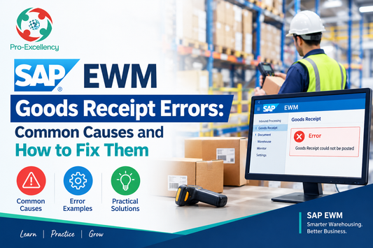 SAP EWM Goods Receipt Errors: Common Causes and How to Fix Them