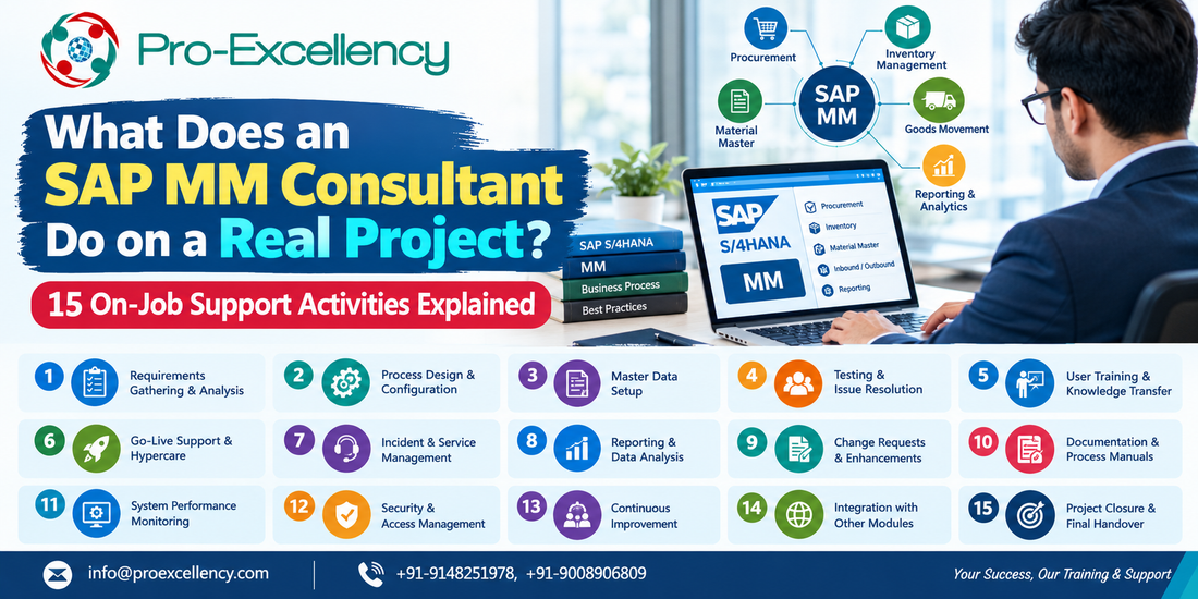 What Does an SAP MM Consultant Do on a Real Project? 15 On-Job Support Activities Explained