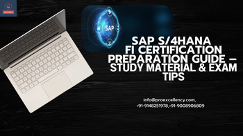 SAP S/4HANA FI Certification Preparation Guide Study Material Exam