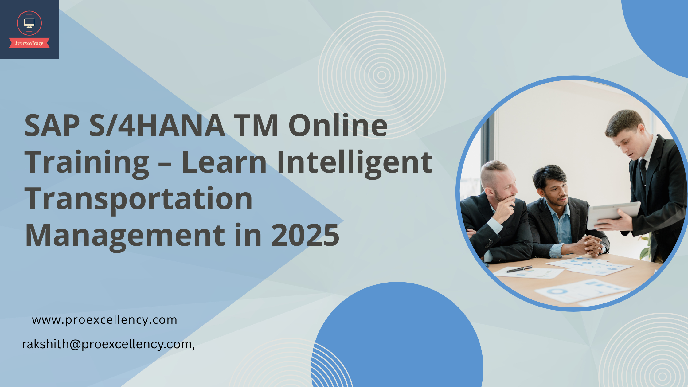 Tm Learn SAP S/4HANA TM Online Training – Learn Intelligent Transportation Mana ...