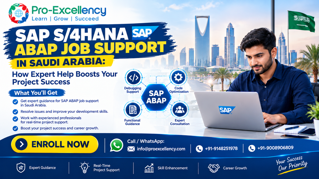 SAP S/4HANA ABAP Job Support in Saudi Arabia: How Expert Help Boosts Your Project Success