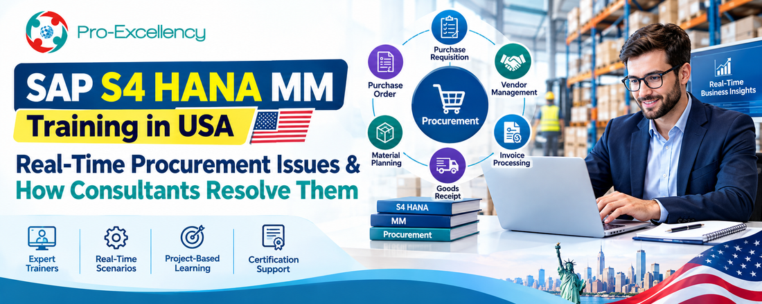 SAP S4 HANA MM Training in USA: Real-Time Procurement Issues & How Consultants Resolve Them