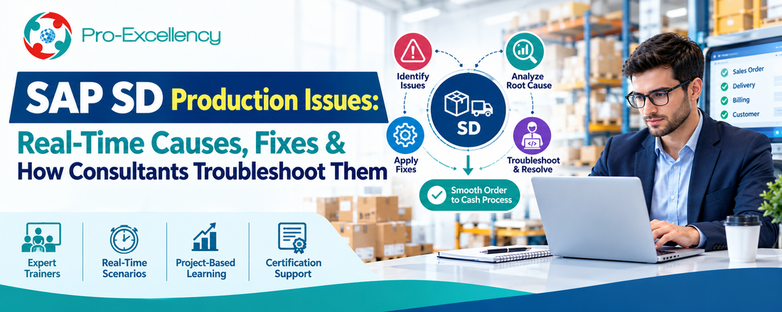 SAP SD Production Issues: Real-Time Causes, Fixes & How Consultants Troubleshoot Them