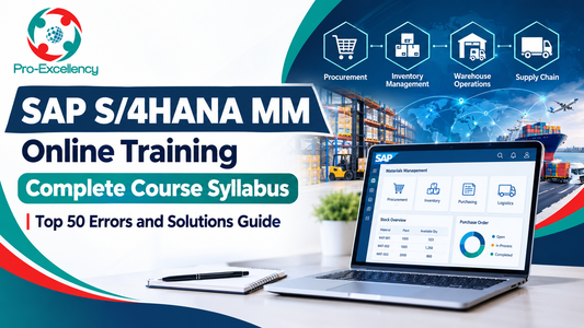 SAP S/4HANA MM Online Training: Complete Course Syllabus, Top 50 Errors and Solutions Guide