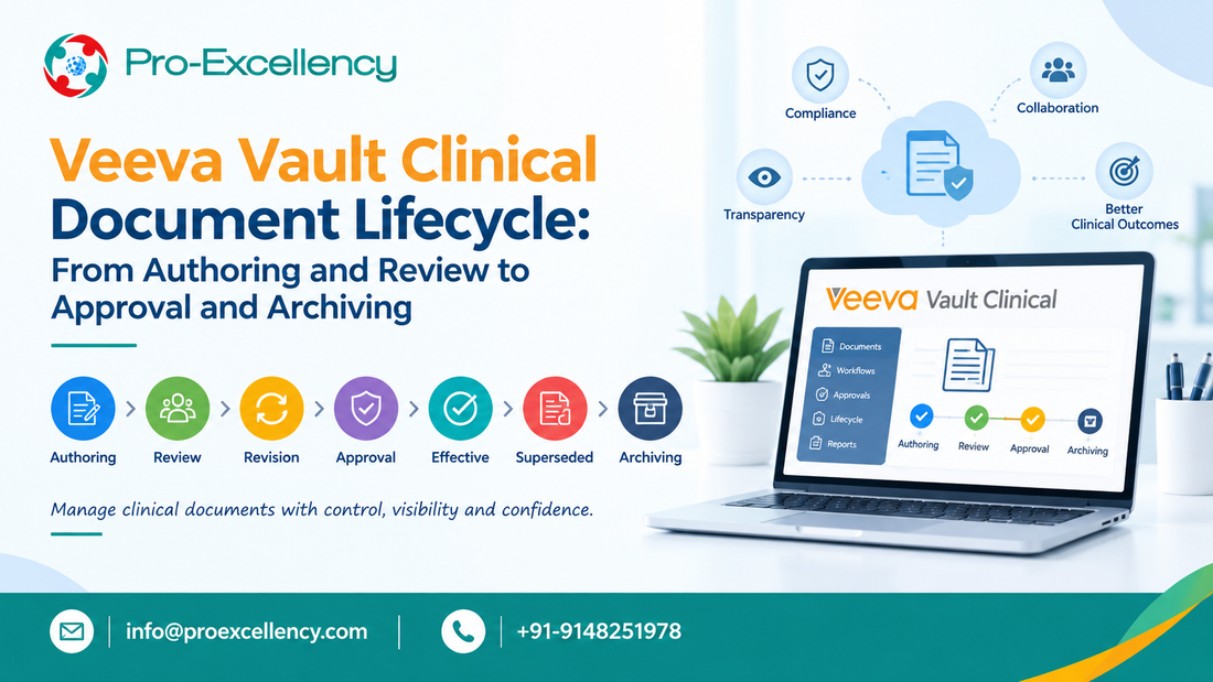 Veeva Vault Clinical Document Lifecycle: From Authoring and Review to Approval and Archiving