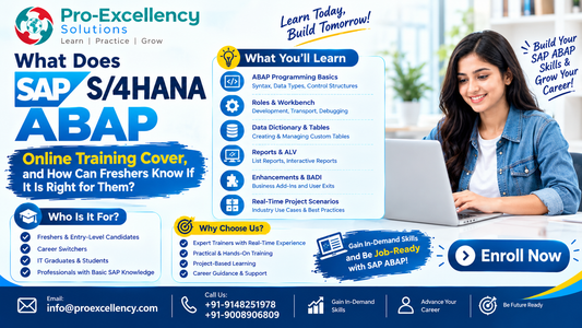 What Does SAP S/4HANA ABAP Online Training Cover, and How Can Freshers Know If It Is Right for Them?