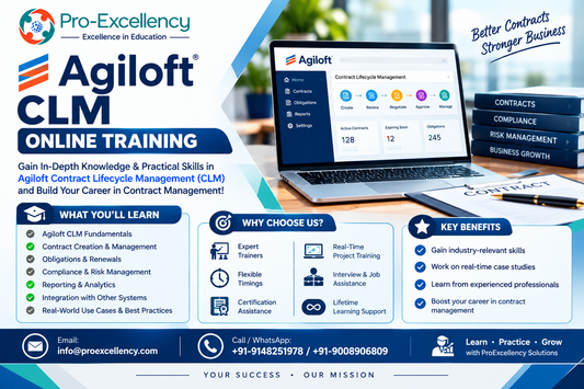 How to Learn Real-Time Agiloft CLM Training: Contract Lifecycle Management Certification Online Training