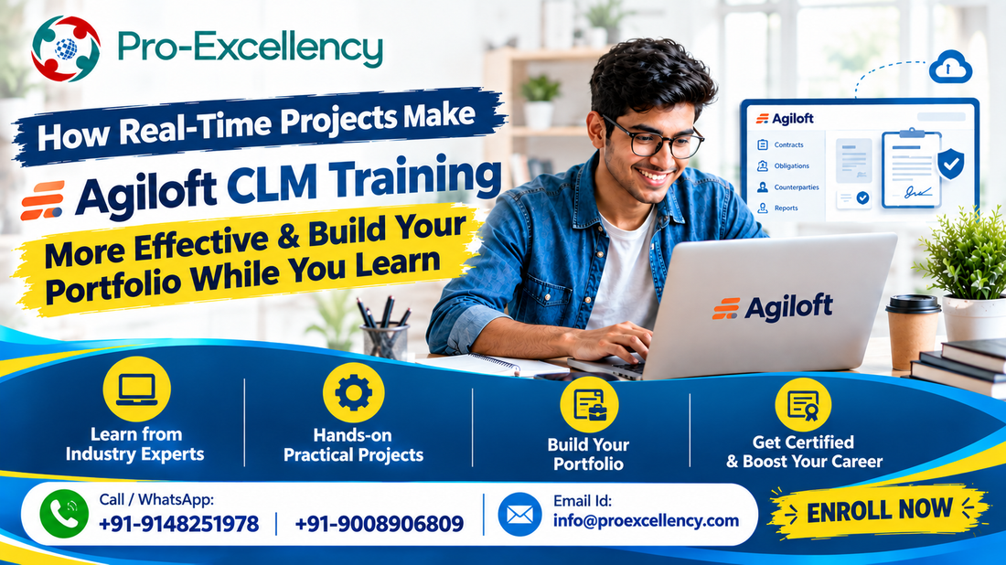 How Real-Time Projects Make Agiloft CLM Training More Effective & Build Your Portfolio While You Learn