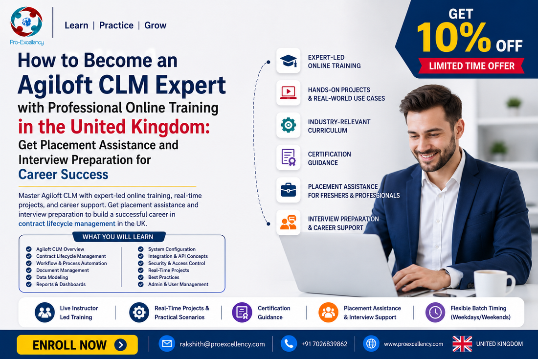 How to Become an Agiloft CLM Expert with Professional Online Training within the United Kingdom: Get Placement Assistance and Interview Preparation for Career Success