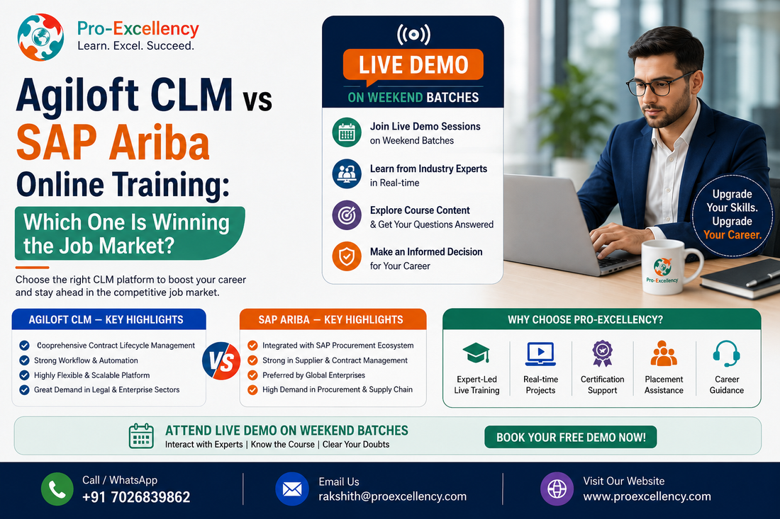 Agiloft CLM vs SAP Ariba Online Training: Which One Is Winning the Job Market?