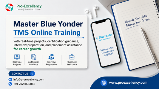 Master Blue Yonder TMS Online Training with Real-Time Projects, Certification Guidance, Interview Preparation, and Placement Assistance