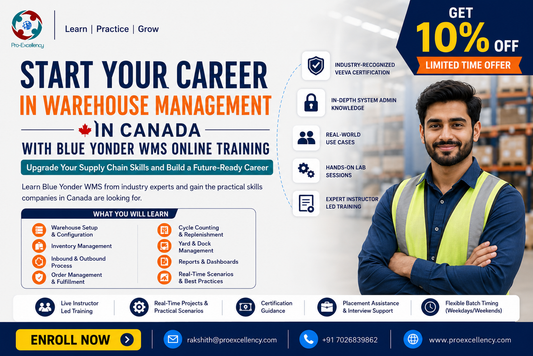 Start Your Career in Warehouse Management in Canada with Blue Yonder WMS Online Training and Upgrade Your Supply Chain Skills