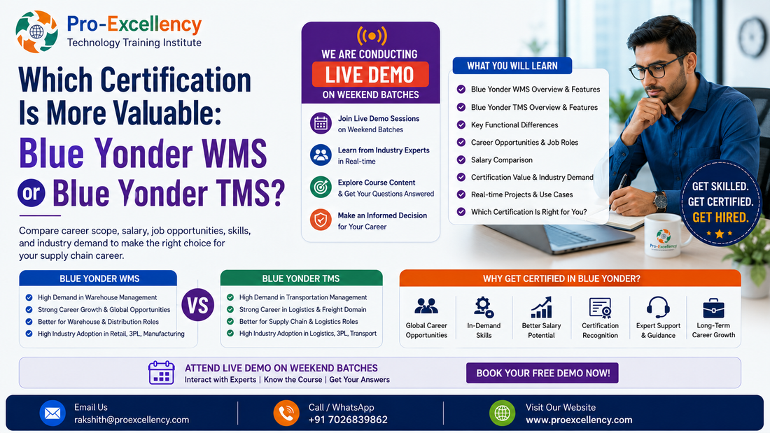 Blue Yonder WMS vs TMS: Which Certification Is Better?