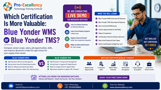 Blue Yonder WMS vs TMS: Which Certification Is Better?