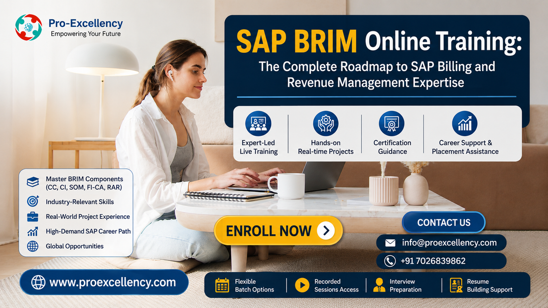 SAP BRIM Online Training: The Complete Roadmap to SAP Billing and Revenue Management Expertise
