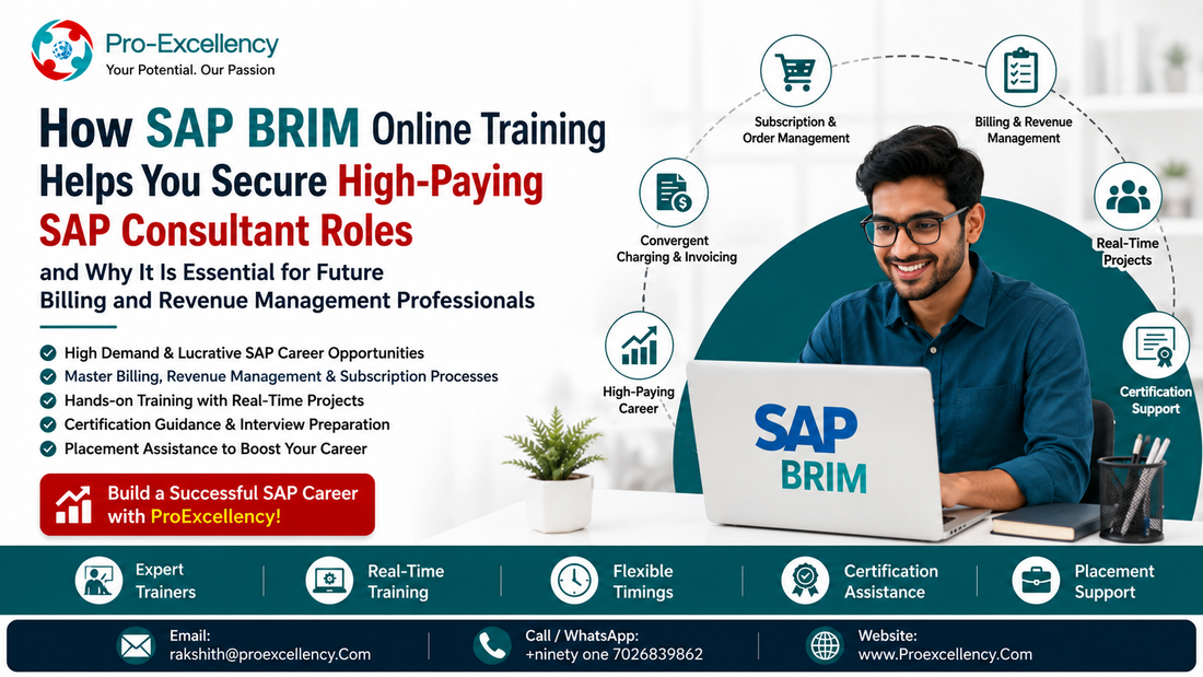 How SAP BRIM Online Training Helps You Secure High-Paying SAP Consultant Roles and Why It Is Essential for Future Billing and Revenue Management Professionals