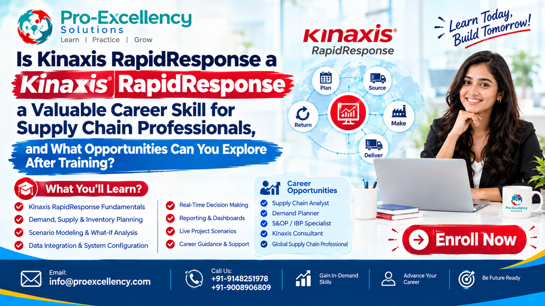 Is Kinaxis RapidResponse a Valuable Career Skill for Supply Chain Professionals, and What Opportunities Can You Explore After Training?