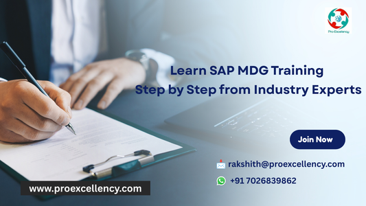 Learn SAP MDG Training Step by Step from Industry Experts