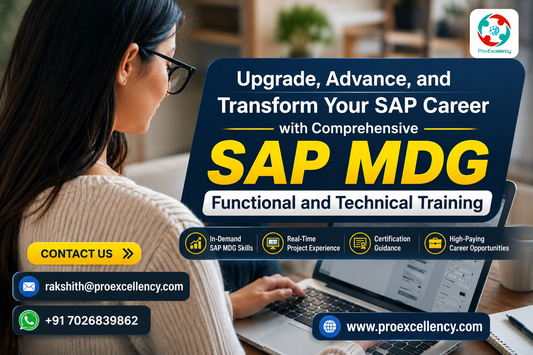 Upgrade, Advance, and Transform Your SAP Career with Comprehensive SAP MDG Functional and Technical Training