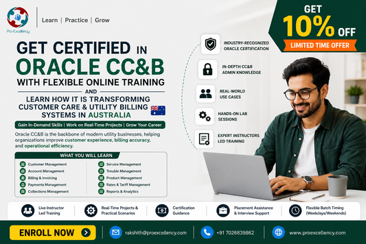 Get Certified in Oracle CC&B with Flexible Online Training and Learn How It Is Transforming Customer Care and Utility Billing Systems in Australia