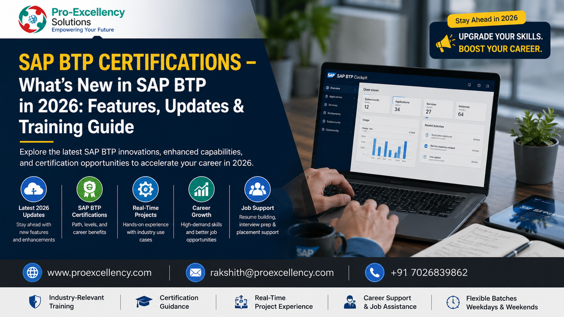 Complete Guide to SAP BTP Certifications – What’s New in SAP BTP in 2026: Features, Updates & Training Guide