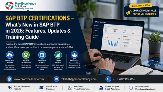 Complete Guide to SAP BTP Certifications – What’s New in SAP BTP in 2026: Features, Updates & Training Guide