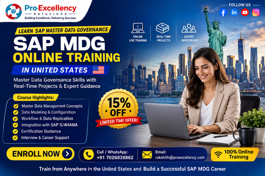 Kickstart Your SAP MDG Career inside the United States – Live Online Training